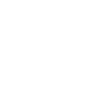 Logo featuring a circular design with a crescent shape inside, set against a simple background.
